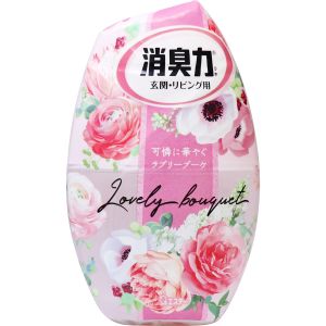 日本ST室内芳香剂卧室客厅消臭力除异味空气清新剂 400ml 可爱花束香