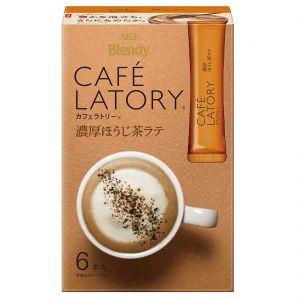 日本AGF BLENDY浓厚烘焙茶拿铁 6条*10G