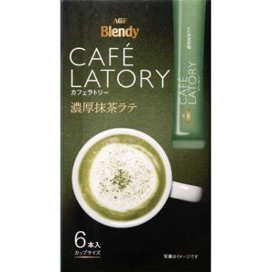 AGF Instant Blendy Stick CAFE LATORY 6 Sticks Matcha Green Tea Latte 78g