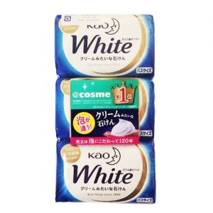 KAO WHITE Bar Soap Bath Size Natural Plant Extracted 3pcs #Floral 390g