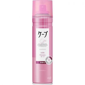 日本花王cape定型喷雾干胶空气自然蓬松铁刘海头发女士发胶粉色男 level1