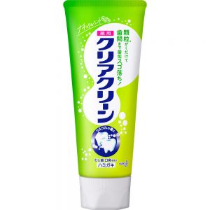 日本KAO花王药用微细颗粒清洁牙膏 130g  自然薄荷 