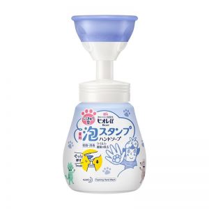 日本花王BIORE杀菌消毒猫爪型泡泡洗手液 250ml 温和柑橘香