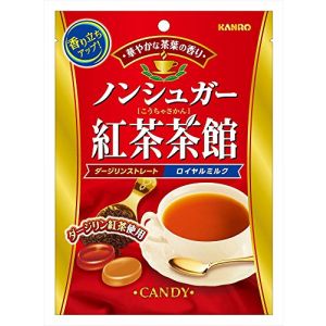 日本KANRO 红茶茶馆硬糖 72G