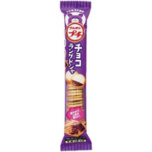 日本BOURBON波路梦 黑巧克力夹心蛋酥饼干 47g