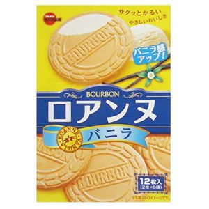日本BOURBON波路梦 法兰酥香草夹心薄饼 12枚