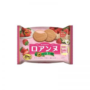 日本BOURBON波路梦 草莓法兰酥 20枚 142G