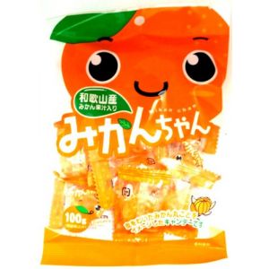 日本KAWAGUCHI 橘子味硬糖 100G