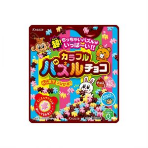日本KRACIE嘉娜宝 多彩益智拼图巧克力口味+草莓口味 23g