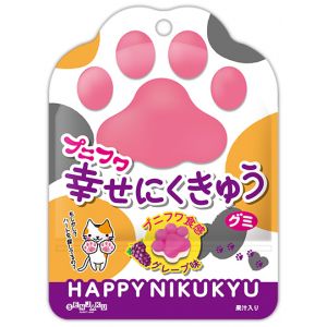 SENJAKUAME HAPPY CAT'S PAW GUMMY GRAPE F