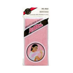 日本SALUX 尼龙长款可搓背搓澡巾 多种颜色随机发送