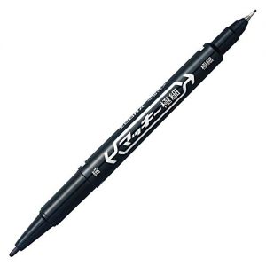 日本ZEBRA 斑马超细油性记号笔（黑色）E-55