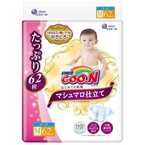 ELLEAIR GOO.N PREM BABY DIAPER M 62