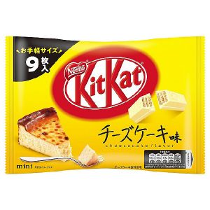 日本NESTLE雀巢 KITKAT芝士蛋糕味威化饼干 9枚 105G