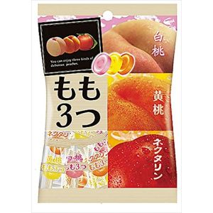 日本PINE 3种桃子味糖果 85G