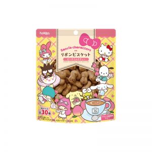 日本HOKKA HELLO KITTY蝴蝶造型饼 蜜桃奶茶味 42G