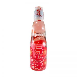 日本HATA 草莓味弹珠汽水饮料 200ML