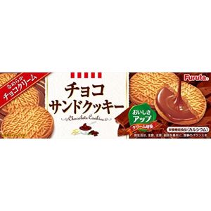 日本FURUTA古田 夹心曲奇饼干 特浓巧克力味 87g