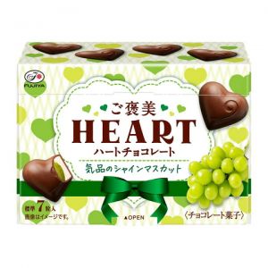 FUJIYA HEART CHOCOLATESHINE MUSCAT
