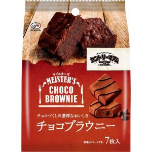 日本FUJIYA不二家 COUNTRY MAAM巧克力布朗尼蛋糕 7枚 77G