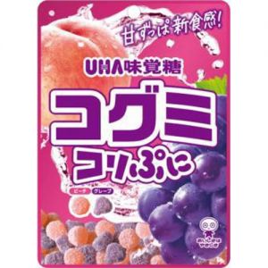 日本UHA味觉糖 葡萄蜜桃软糖 70G