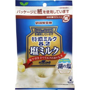 日本UHA味觉糖 8.2特浓盐牛奶糖 72G