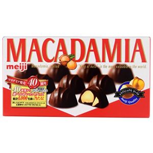 日本MEIJI明治 Macadamia坚果仁夹心巧克力 64g