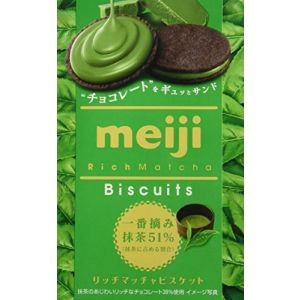 日本MEIJI明治 香浓绿茶饼干 6pcs