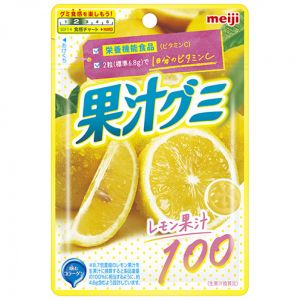 日本MEIJI明治 柠檬果汁软糖 40G