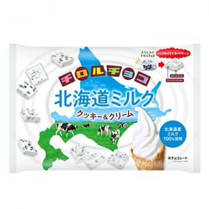 日本TIROL松尾 北海道牛奶可可饼干风味巧克力 118G