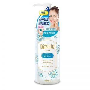 日本MANDOM曼丹 BIFESTA 速效洁肤毛孔清洁卸妆水 清爽型 300ml