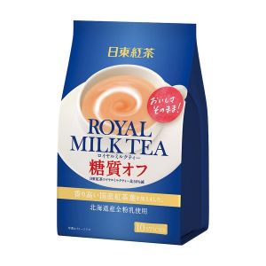 日本NITTO日东红茶 减糖50%皇家奶茶 10条*9.4G