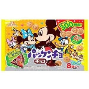 日本MORINAGA森永 迪士尼巧克力注心饼干 8袋 90G