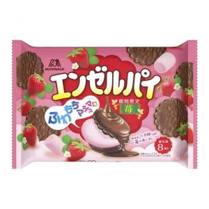 MORINAGA ANGEL PIE STRAWBERRY TEA TIME P