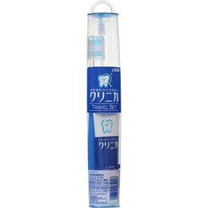 日本LION狮王CLINICA酵素护齿美白牙刷牙膏旅行套装 颜色随机
