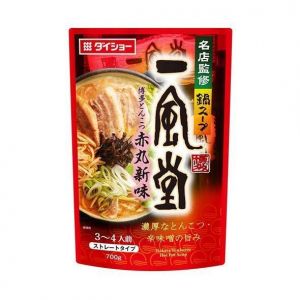 日本DAISHO 火锅汤底料 一風堂博多豚骨赤丸新味 700G