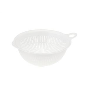INOMATA FEELING COLANDER 22CM PEARL WHIT