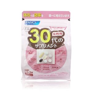 日本FANCL芳珂30岁以上女性专用综合营养机能食品 30袋入