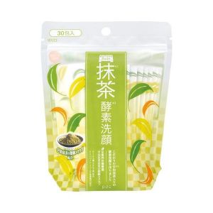 日本PDC WAFOOD MADE抹茶酵素洁颜粉  0.4g*30包