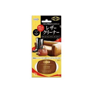 日本UYEKI皮革制品橙油维生素E抛光清洁剂 便携海绵型盒装 一个入