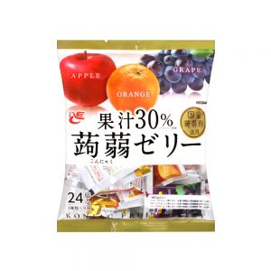日本ACE 苹果橘子葡萄综合果冻 24个 480G