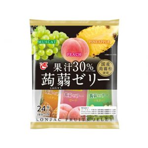 日本ACE 青提蜜桃菠萝综合果冻 24个 480G