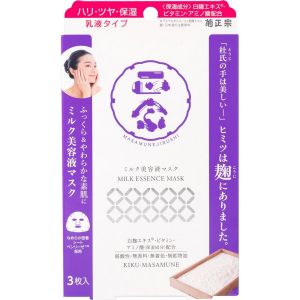 KikuMasamune菊正宗清酒乳液美容液面膜 3枚入