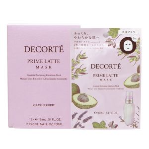 日本COSME DECORTE黛珂 牛油果平衡乳液面膜 16ml 12片入