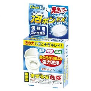 日本KOKUBO小久保马桶用发泡除菌消臭强力洗净剂 3g*3包