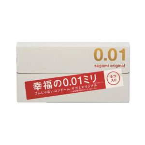 日本SAGAMI 幸福001 超薄安全避孕套 5片入