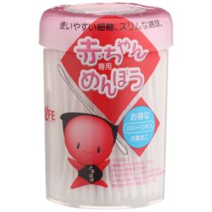 日本平和婴儿专用棉棒210支