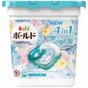 日本P&G宝洁bold炭酸机能强洗净消臭洗衣凝珠 12个入 两款选