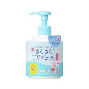 日本石泽研究所蓝盖家庭装面部全身孕妇儿童可用温和清爽型防晒乳液 250g