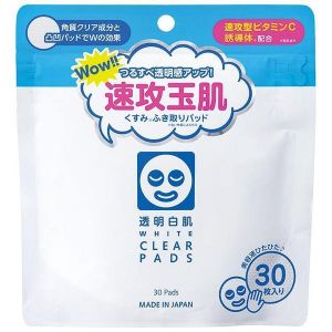 TRANSPARENT WHITE CLEAR PADS 30SHTS